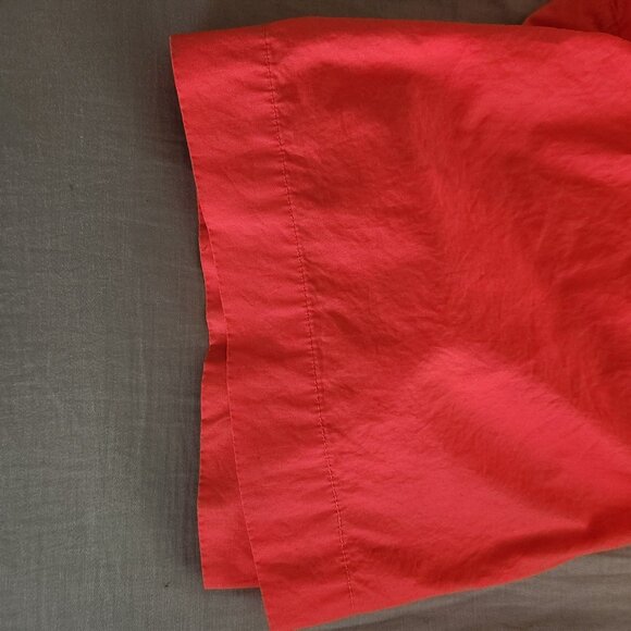 Mango Belted Red Collared Shirt Dress - Picture 4 of 8